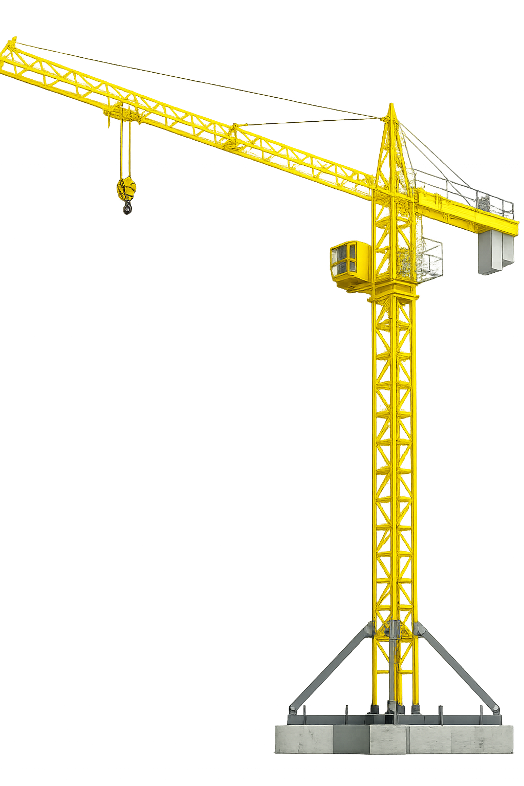 Lakshmiharam Builders construction crane at work in Virudhunagar