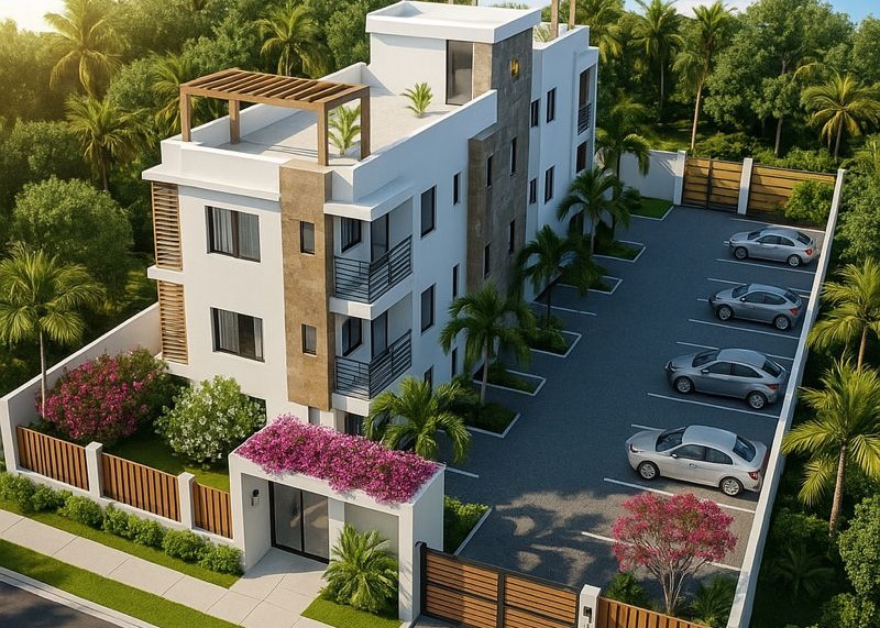 Modern apartment building and residential development services