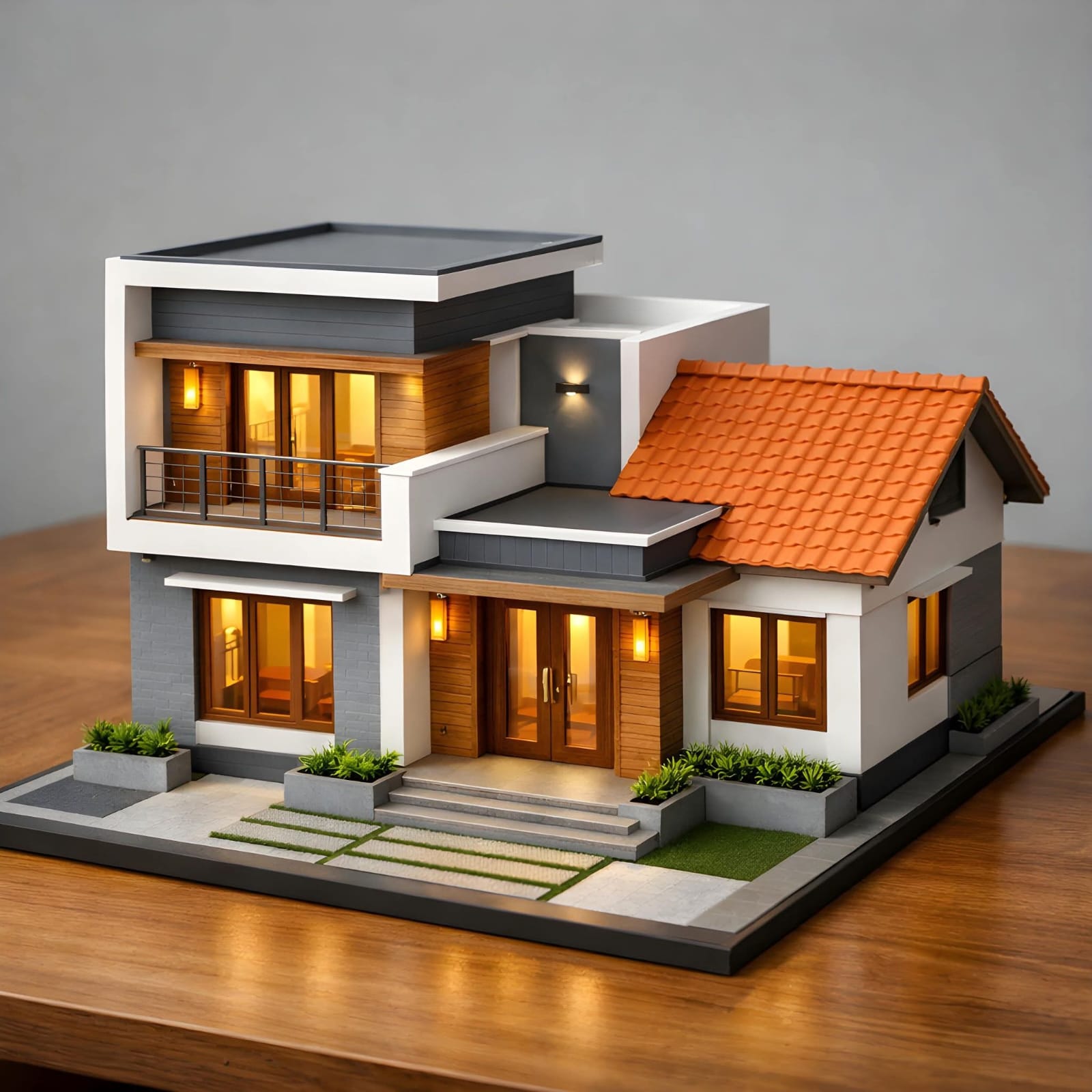 Luxury individual villa construction by Lakshmiharam Builders in Virudhunagar